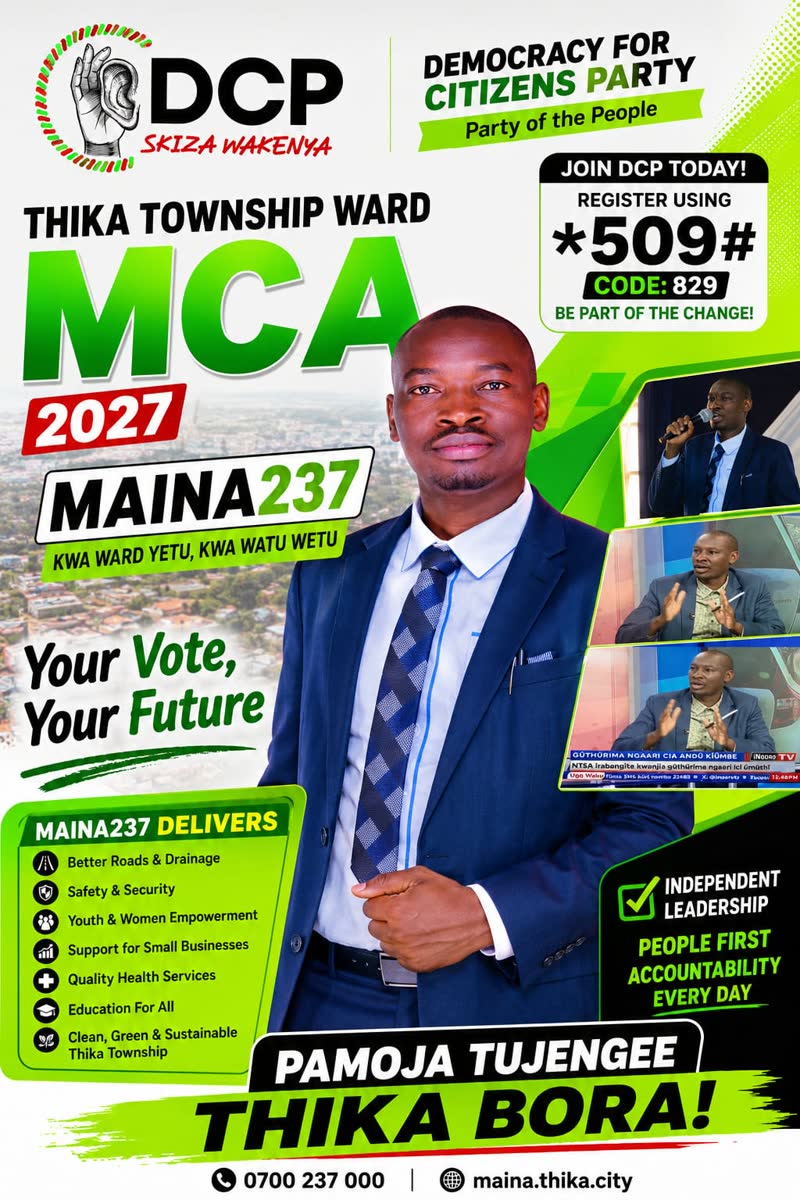 Maina237 official campaign poster